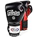Fairtex Guantes de boxeo BGV9 estilo mexicano negro rojo Muay Thai Sparring Kickboxing vendido por MinotaurFightStore (16 onzas)