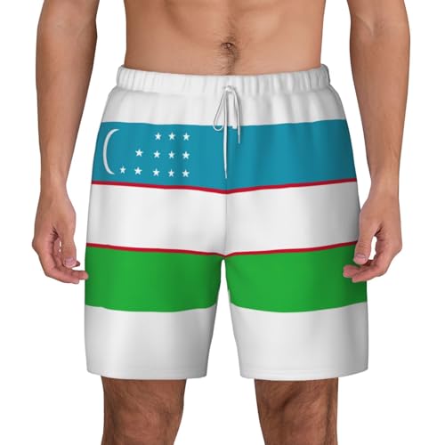 Maillot de bain Ouzbékistan homme séchage rapide fini les shorts mouillés