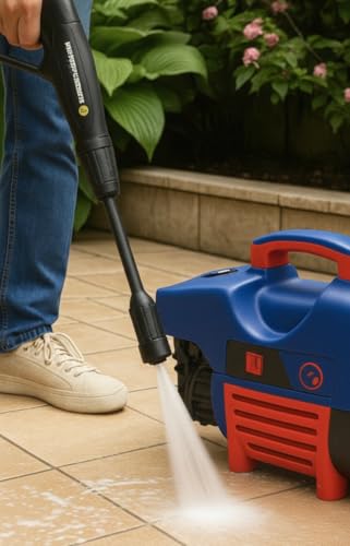 Image of STS Professional High Performance Electric Pressure Washer, 2200W, 200 Bar, for Car, Bike & Home Cleaning
