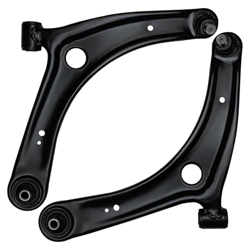 Image of Detroit Axle - 8pc Front End Kit for 2007-2017 Mitsubishi Outlander, 2009-2017 Lancer, Lower Control Arms w /Ball Joint Tie Rods Sway Bars 2010 2011 2012 2013 2014 2015 2016 Replacement