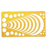 1pc Kunststoff Kreis Oval Radius Lineal Flexible Master-zeichnungsvorlage Biegsame Zeichnung Schablonen-schablone Für Kinder Template Ruler