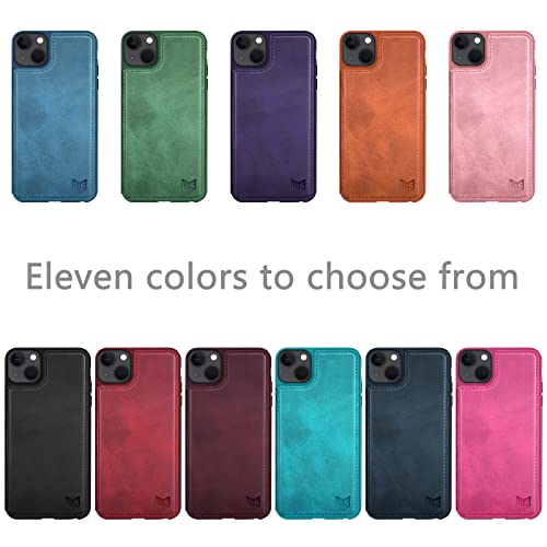 Funda iPhone 14 con bloqueo RFID anticaída SUANPOT protectora de tarjetas 3