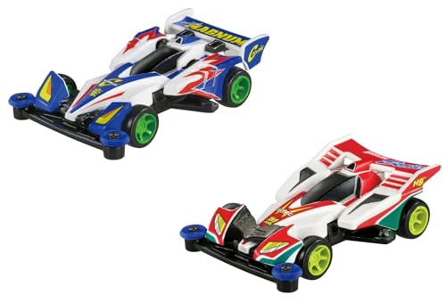 【2点セット】トミカプレミアムunlimited 爆走兄弟レッツ＆ゴー!! ミニ四駆 サイクロンマグナム ＆ ハリケーンソニック