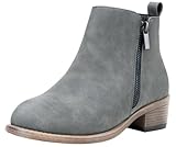 Jeossy Women's Ankle Boots, Classic Low Heeled Short...