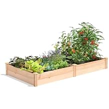 Greenes Fence Premium Cedar Raised Garden Bed, 36" x 72" x 11" 3/4" Thick - Made in USA with North American Cedar