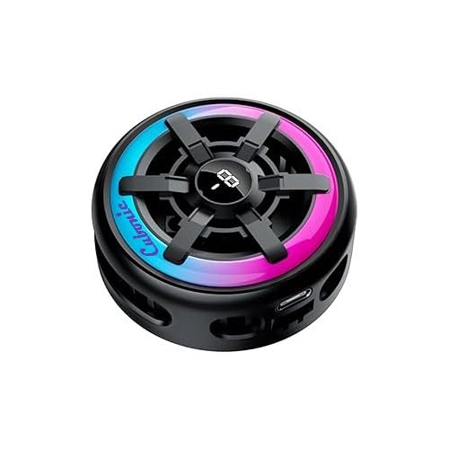 Cubonic Magnetic Mobile Cooler, Wired Semiconductor Technology compatible with iPhone12/13/14/15, iPad & Android Instant Gaming Fan, Mobile Radiator Cooling Fan (Black) (DY28) (B0DHPBK8MG) Amazon Price History, Amazon Price Tracker