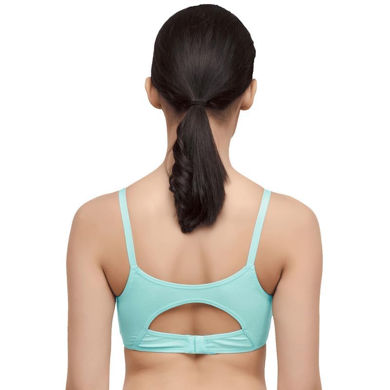 Image of Inner Sense Organic Cotton Bamboo Nursing Bra for Women I Non Padded Feeding Bra with Keyhole Back Design I Wire Free Maternity Innerwear with Full Coverage