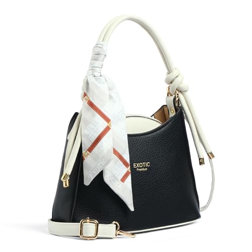 Image of EXOTIC Elara Knot Hobo Shoulder Bag for Women | Textured PU Leather | Detachable Sling Strap | Stylish Everyday Purse