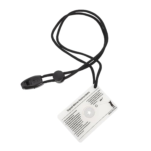 HANABASS Survival Signal Mirror Grade Emergency Mirror for Camping Hiking Outdoor Activities