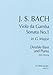 Produktbild Sonata in G Major no.1 for Viola da gamba : for double bass (solo tuning) and piano