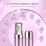 urelax Epilator for Women(Newest), Rechargeable Facial Hair Remover for Women, Hair Removal Device, 2-in-1 Electric Face Epilator with Storage Bag - Image 6