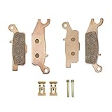 Brake Pads for Yamaha Grizzly 550 Grizzly 700 YFM700 YFM550 YFM250 Kodiak 700 Raptor 250, 3B4-W0045-10-00 3B4-W0045-00-00 Front Sintered Brake Pads Replacement