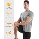 Roadbox Men's Rash Guard Short Sleeve, UPF 50+ UV Sun Protection Swim Shirts, Quick Dry Lightweight Water Surf Beach T-Shirt - Image 3