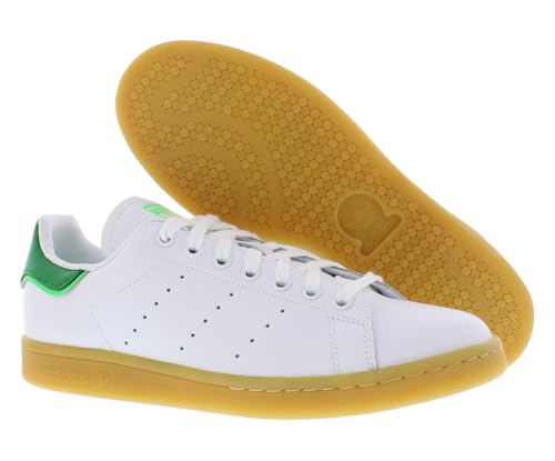 Image of adidas Stan Smith Mens Shoes Size 8, Color: Footwear White /Green /Gum