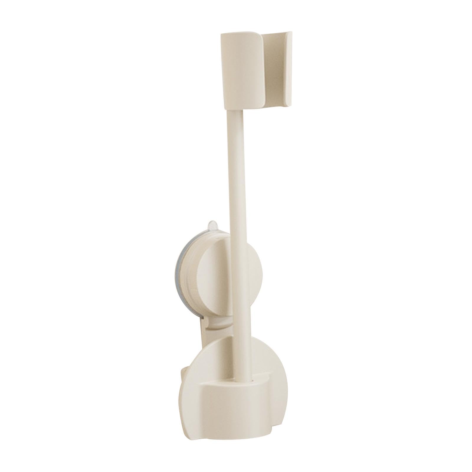 Lazy Hair Dryer Stand Hands Free Wall Mounted Blower Stand Holder Adjustable Height And Angle milk white
