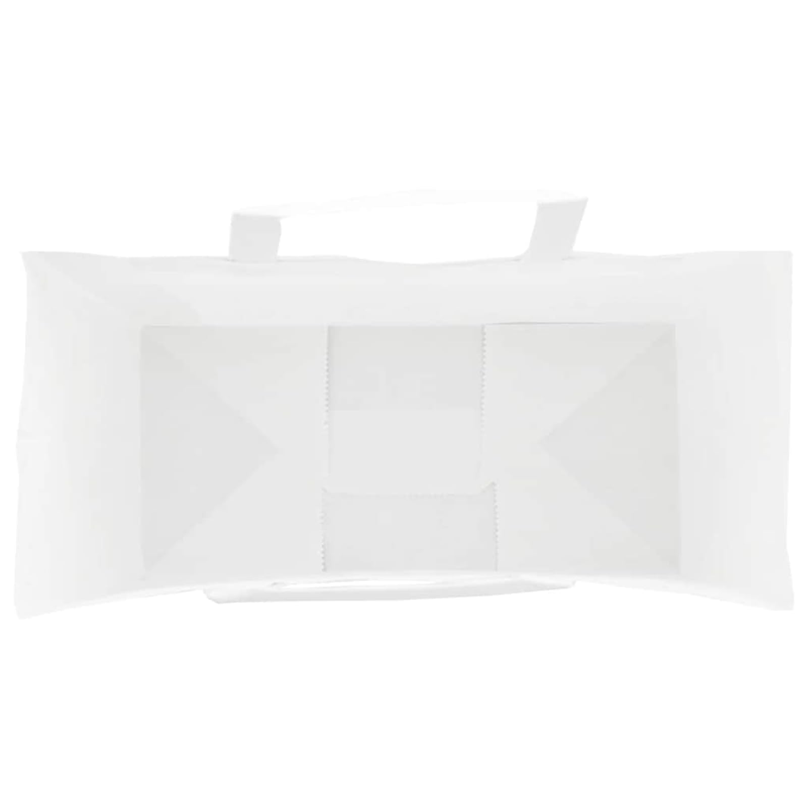 Fecpoo Papierowe torebki 250 szt. – białe torebki papierowe o gramaturze 80 g/m², 26 x 12 x 35 cm, ze stabilnymi uchwytami linowymi papierowymi, przyjazne dla środowiska, do pakowania prezentów