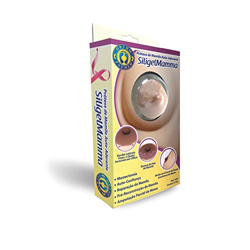 Ortho Pauher Prótese De Mamilo Auto Aderente Siligel Mamma Ivory Pequeno
