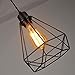 Lámpara de Techo Vintage 3L Cage Retro Iluminación E27 Capacidad AC220-240 V...