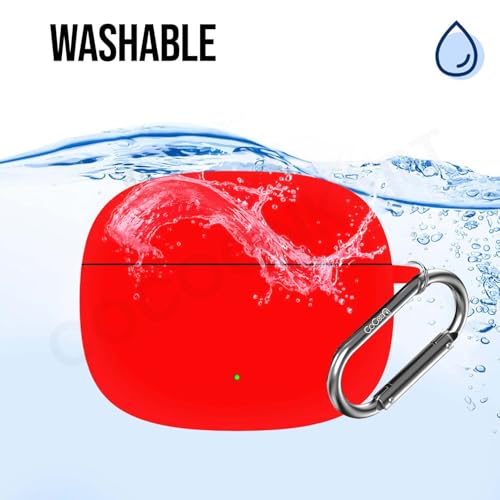 Image of Soft Silicone Case Cover for OnePlus Nord Buds 4 Pro (Red)