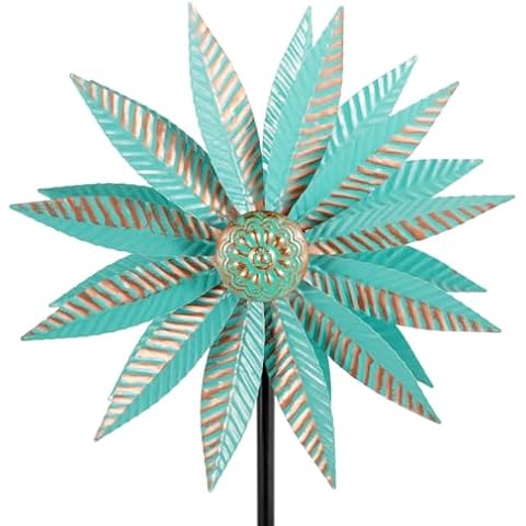 Venniy 58-Inch Metal Wind Spinner for Winter Cover
