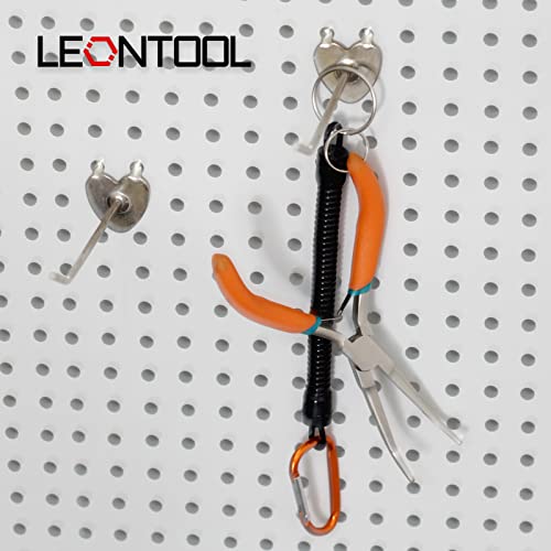 LEONTOOL Small Bent Needle Nose Pliers for Jewelry Making Angled Needle Nose Pliers with Serrated Jaw Needle Remover Pliers with Lanyard Curved Handle Working in Tight Spaces - Image 4