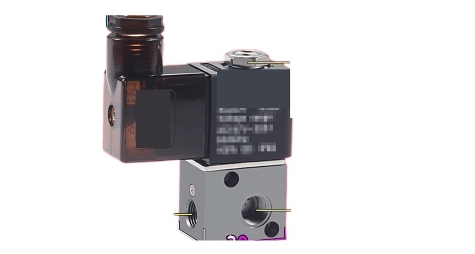 Uyqukggpsn 3V1-06 Ac220v 1Pcs 2V025 Solenoid 2V025-08 3V1-06 Ac110v/220V Dc12v/24V Compressor Valve Normally Closed Pneumatic Solenoid Valve(3V1-06 Ac220v)