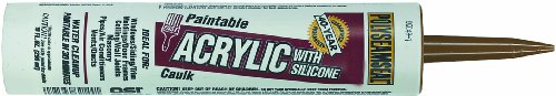 Image of 12 Pack of 10 oz OSI 1507598 Polyseamseal Almond Siliconized Acrylic Caulk