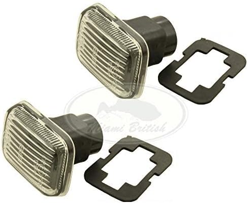 SIDE MARKER CLEAR LIGHT LAMP PAIR SET RANGE P38 00-02 XGB000020 OEM
