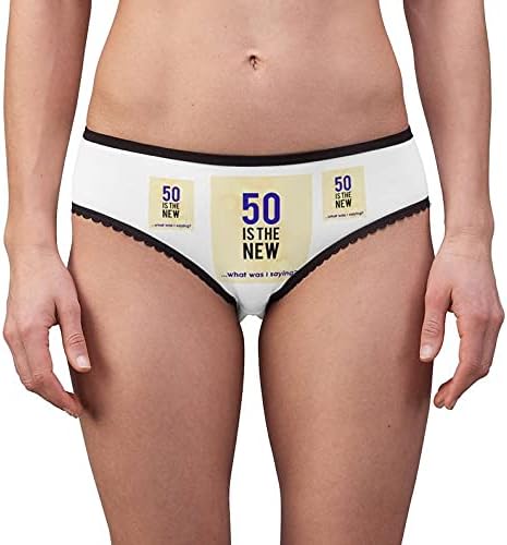 50 Is The New Panties, 50 Is The New Underwear, Briefs, Cotton Briefs, Funny Underwear, Panties For Women