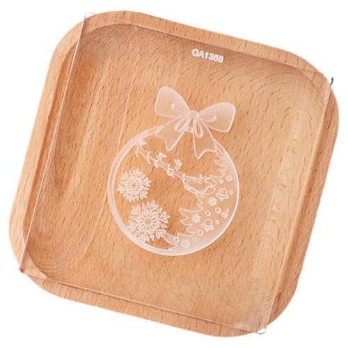 Creative Christmas Cookie Stamp Acrylic Biscuit Cake Decoration Tool Baking Class Equipment Dessert Shop Essential