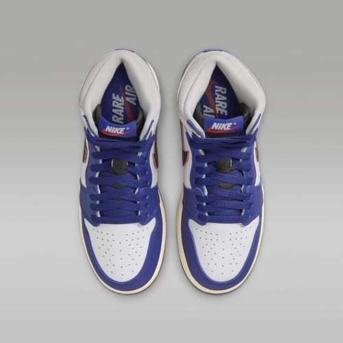 Air Jordan 1 High OG Big Kids' Shoes (FD1437-100, White/Neutral Grey/Deep Royal Blue/Black)4