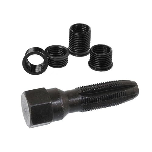 HAWILLOSCH Thread Repair Tool Spark Plugs Repair Kit Helicoil Insert Kit for Ignition Plug Random Color