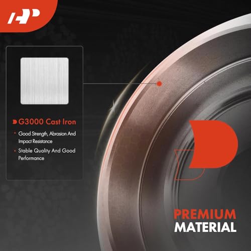 A-Premium 9 in (228.6 mm) Rear Brake Drums Set Compatible with Select Ford and Mazda Models - Ranger 1998-2009, B2300 2001-2010, B2500 1998-2001, B3000 1998-2008, 2 Pcs by A-Premium - Image 4