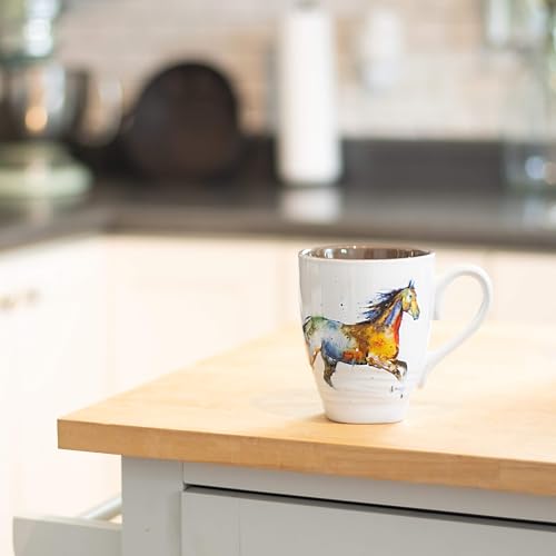 Taza de Loza con Asa Multicolor 16 Onzas miniatura 6