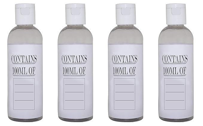 Kabello 4 Pcs Multipurpose Cosmetic Empty Bottles Refillable Leakproof Spray Bottles, 100 Ml, 100 Grams, Pack of 1-picture-22