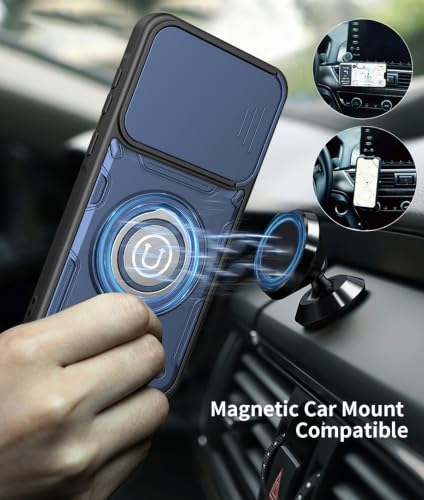 Coque robuste Galaxy A35 finitions premium avec béquille bleue - 6