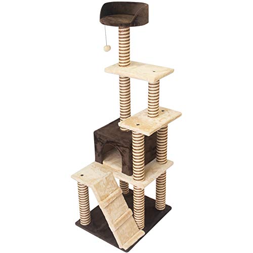 コーナン オリジナル キャットツリー タワータイプ YS70189 サイズ約50×60×160cm