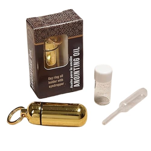 BROADMAN CHURCH SUPPLIES Anointing Oil Holder with Key Ring and