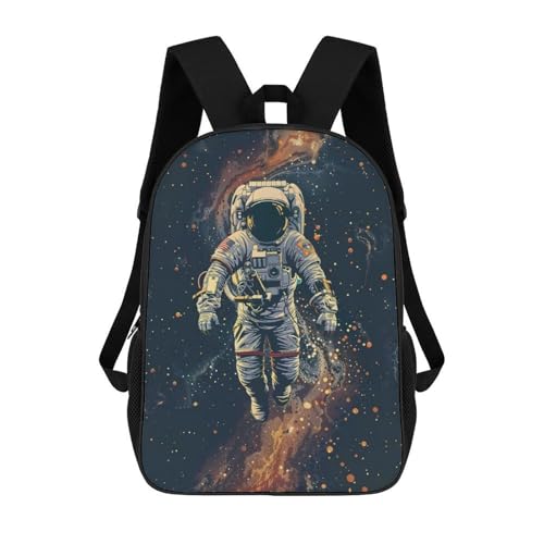 sinyumoney Voyage of The Cosmic Nomad Mochila Escolar, Mochila De Viaje Para La Universidad, Mochilas Para Acampar, Aventuras Al Aire Libre Y Viajes Diarios 17inch