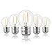 Produktbild hellum LED Birne E27, LED Glühbirne E27 mit 2,5W als Ersatz für Glühbirne 25W, Mini Globe 250 Lumen 2700 Kelvin, LED Vintage warmweiß, LED Glühlampe in klar für LED Beleuchtung, 5 Stück 209105
