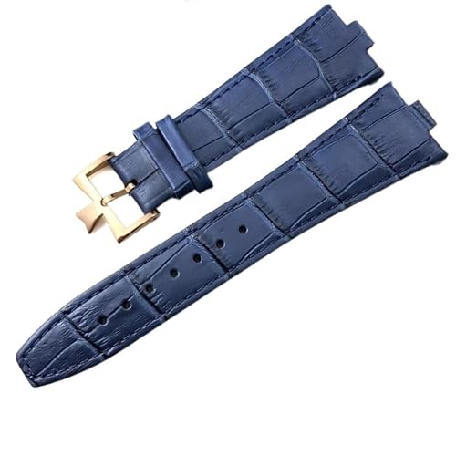Bracelet en cuir véritable Vacheron Constantin Outre-mer à grain bambou convexe