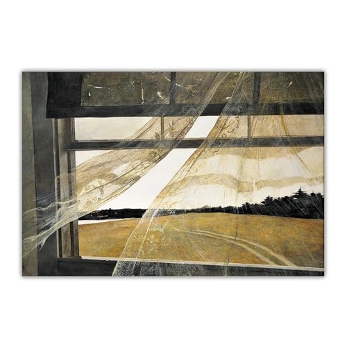 Peinture Andrew Wyeth Vent de la mer toile déco murale sans cadre