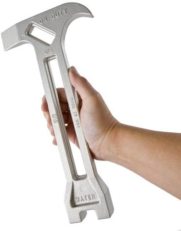 On Duty Emergency Gas Shut Off Tool 4-n-1 Tool for Earthquakes, Hurricanes, Fires, Floods, Disasters and Emergencies - Survival Tools - Rescue Tool - Gas Turn Off Tool - Emergency 4 - Gas Wrench
