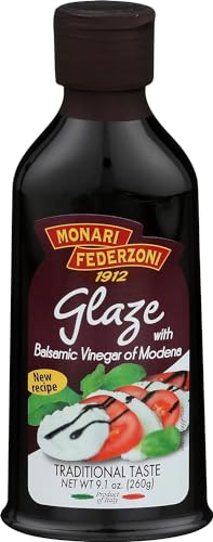 Monari Federzoni Glaze with Balsamic Vinegar of Modena, Product of Italy, Traditional Taste, 9.1 oz (Pack of 6)