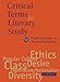 Critical Terms for Literary Study