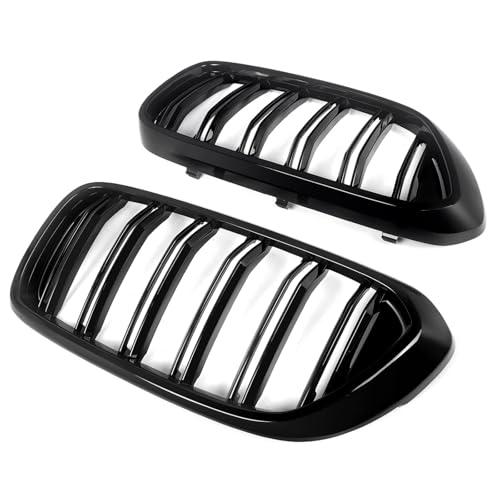 Rejillas de riñón negras brillantes para sustituir parrilla desgastada de BMW Serie 6 GT G32