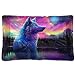 Kigai Wolf Dog Bed Machine Washable Pet Bed Mattress Comfortable Soft Pet Bed Mat Non-Slip Bottom Couch for Small Medium Dogs,24x18 Inch