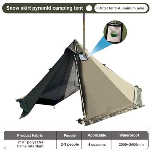 Carpa impermeable para camping 2-3 personas ultraligera miniatura 2