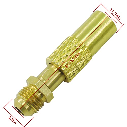 MENSI 3/8\" Male Flare Converter Adapter for Coleman Roadtrip LXE Grill to Hook Up RV Propane Extension Hose Roadtrip Grill Series 9949 / 9949A and Some 9941， C001, 5010000743, 9942A5251 - Thumbnail 2