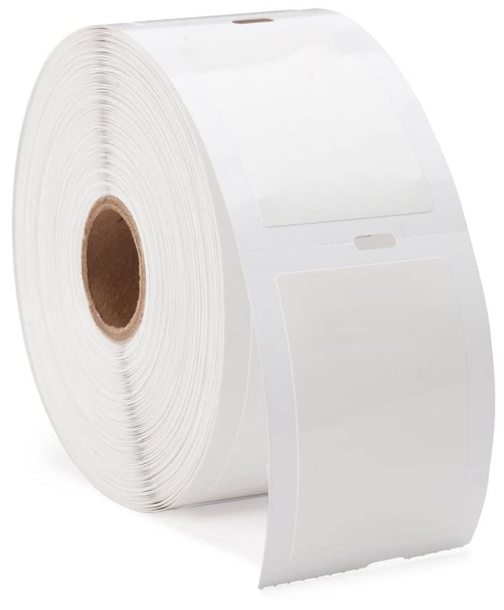 Blank Oil Change Printer Stickers - Light Adhesive (Roll of 500)